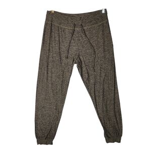 Beyond Yoga Women's Lounge Around Midi Jogger Pants Size Large Green Spacedye